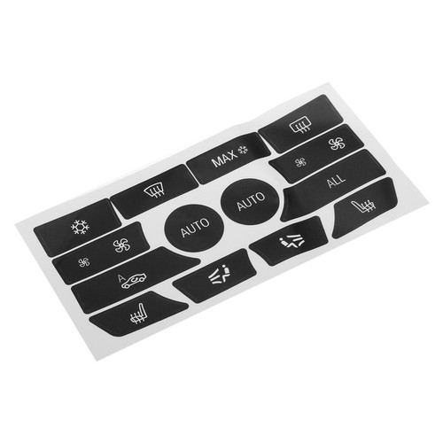 Replacement Climate Control Switch Button Stickers For BMW 5 Series 2009-2015 - Picture 3 of 5