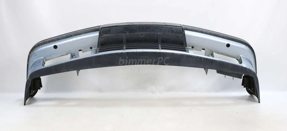 BMW E32 7-Series 750iL Front Bumper Cover w Core Blue V12 1988-1990 OEM w Damage Foto 3 de 4