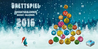 Brettspiel Adventskalender 2016 Advent Calendar Promo Mini Expansion Board Game