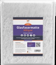 Glasfasermatte 300 g/m² | Für Reparatur und Produktion von GFK | Glasgewebe