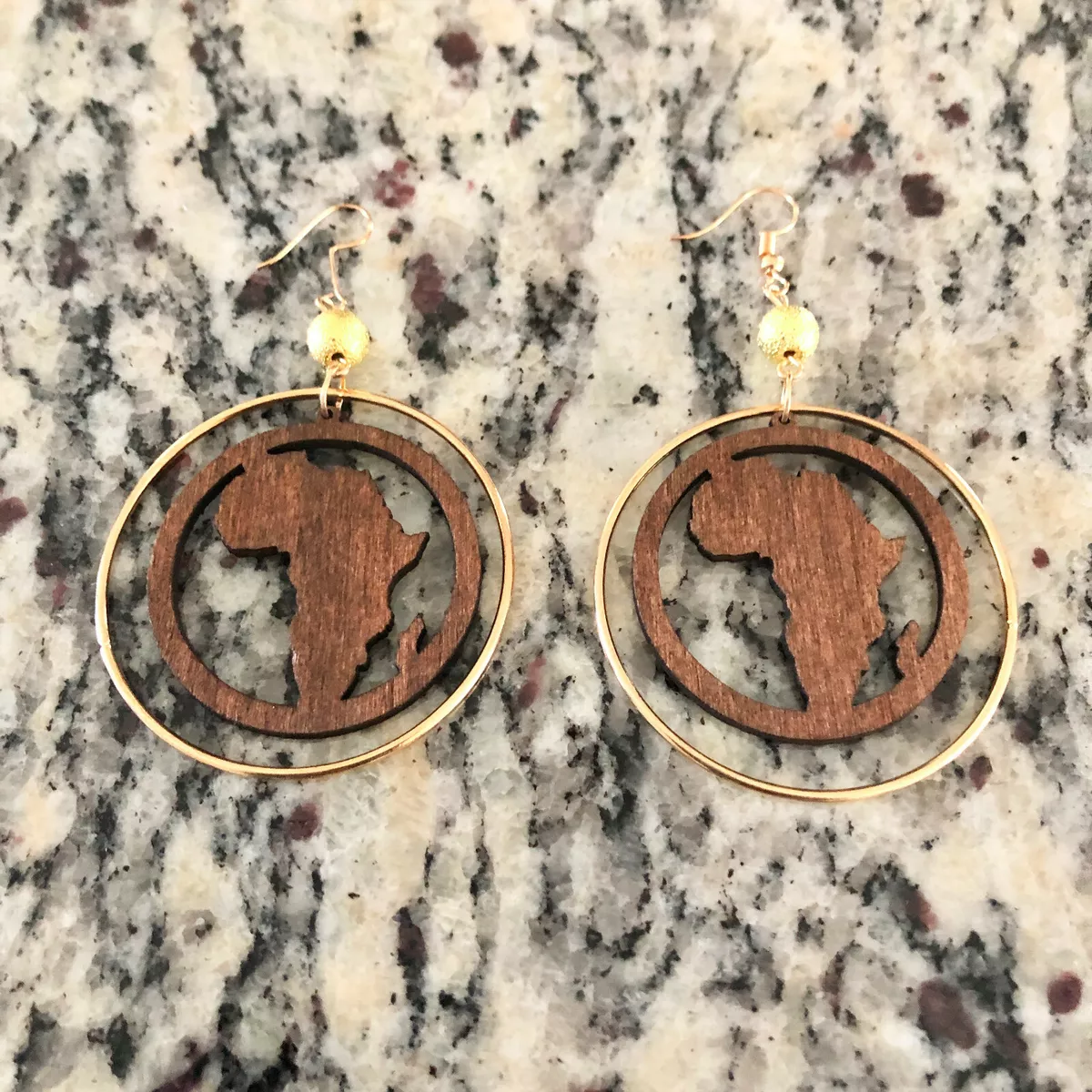 Africa continent earrings online