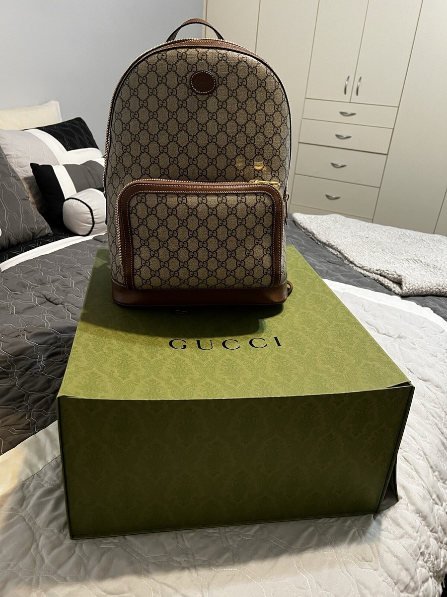 バックパック・リュック GUCCI INTERLOCKING G BACKPACK Gucci Men's Backpack with Interlocking G | eBay