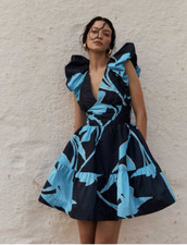 Rebecca Vallance Azzurra Mini Dress AU8 US4 N...
