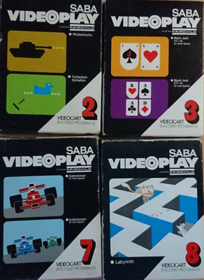 Saba Videoplay Nordmende TelePlay Fairchild NR. 2 3 7 8 OVP 