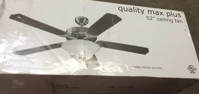 Sea Gull Lighting 15040ble 782 Quality Max Plus Ceiling Fan