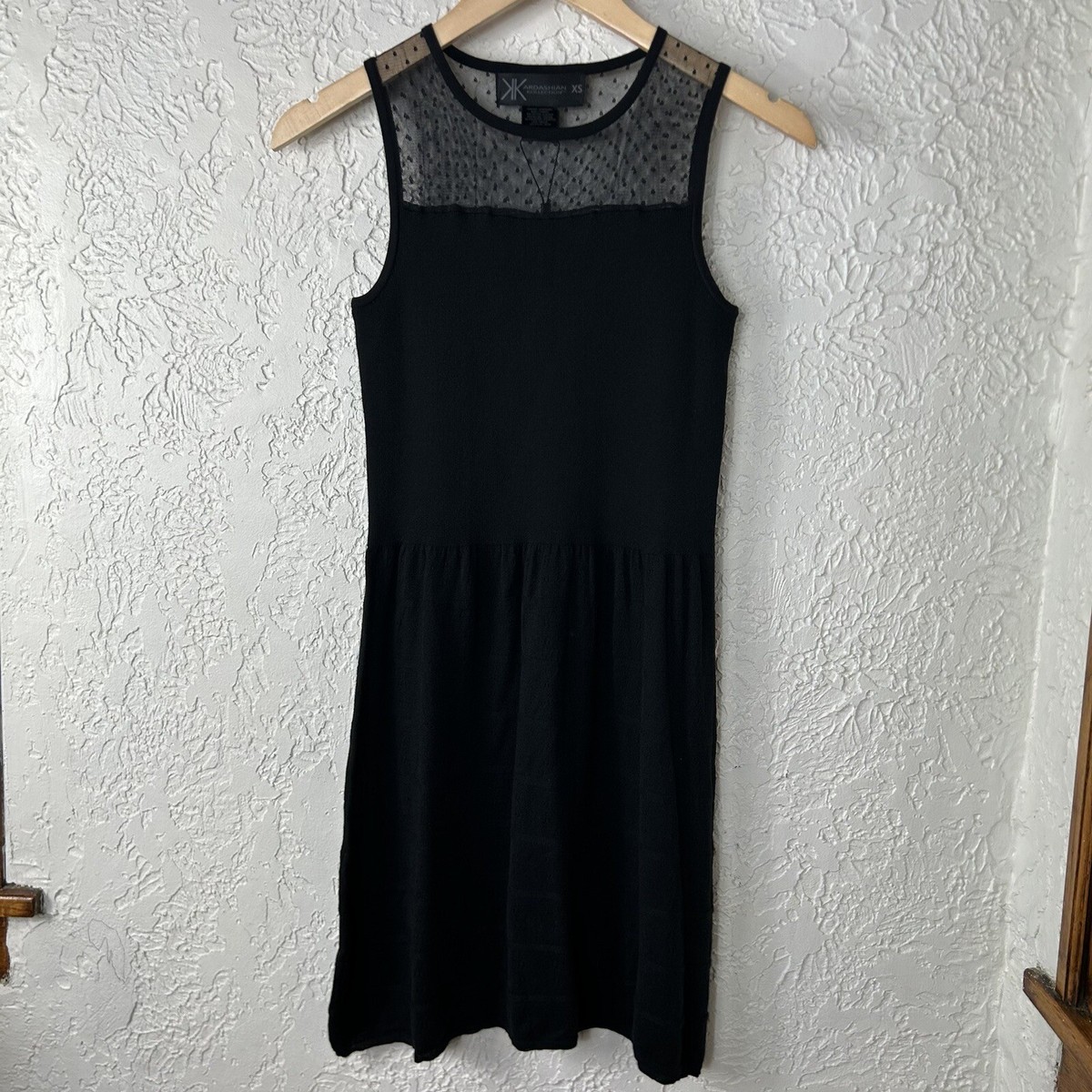 Kardashian Kollection | Knit Black Dress NWT Size XS