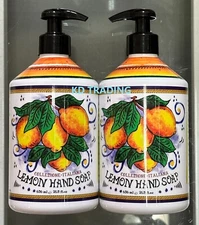 (2-Pack) COLLEZIONE ITALIANA ~ LEMON Cleansing HAND SOAP Wash ~ MADE IN USA