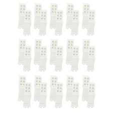 More of Me to Love Stretch Bra Extender 30Pack, White, 2/3/4-Hook Style, Elastic