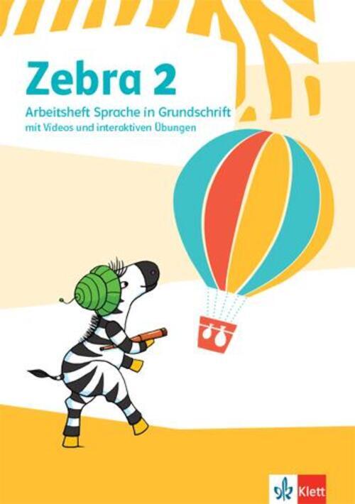 Thumbnail - Zebra 2. Arbeitsheft Sprache In Grundschrift Mit Digitalen Medien
