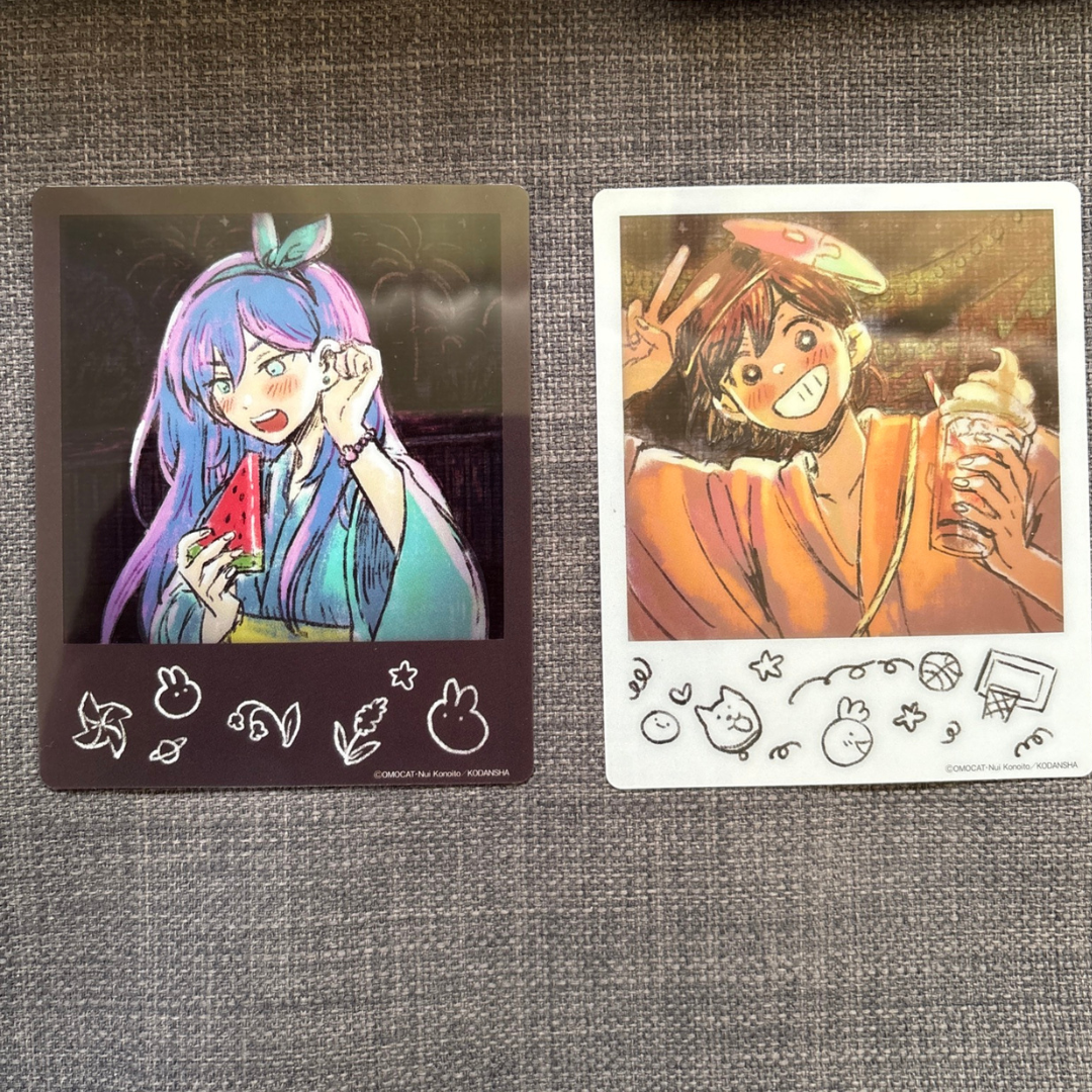 即購入⭕️OMORI展 購入特典 カードコンプリートセット12枚＋おまけ2枚 特典のみ※ OMORI アニメイト特典イラストカード - メルカリ