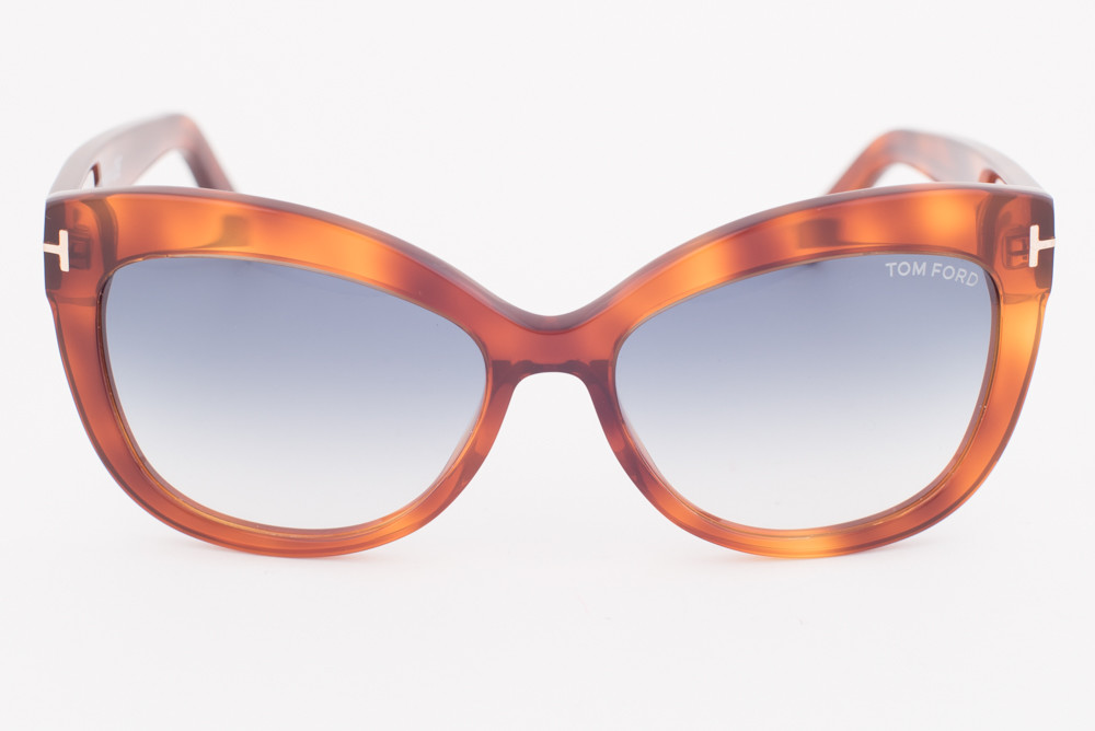 Tom Ford Alistair Sunglasses TF524 53W 56-16-140 Blonde Havana / Blue Shaded Tom Ford Alistair Sunglasses TF524 53W 56-16-140 Blonde  main image 2