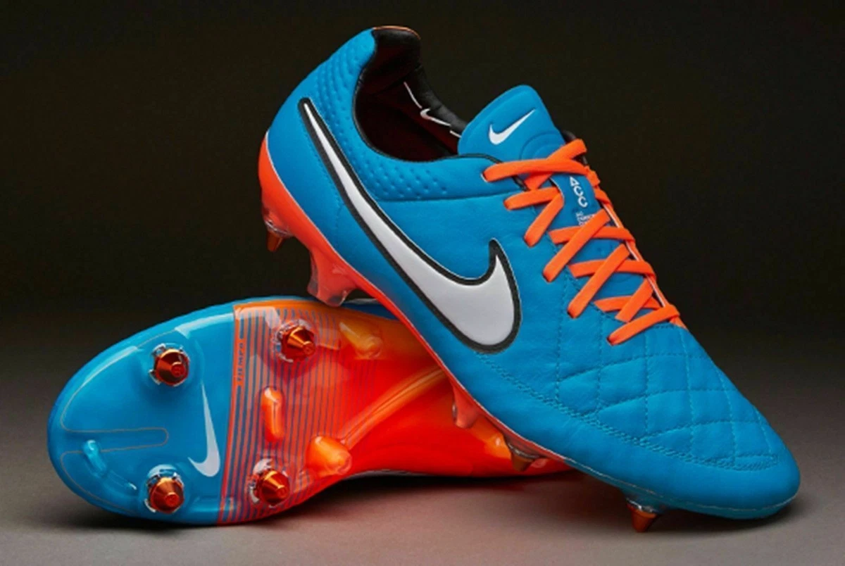 Nike Tiempo Legend V SG-PRO ACC Men Soccer Cleats Shoes, Blue, 631614-419,  Sz 6