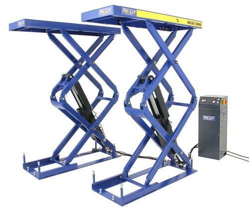3200kg Doppel Scherenhebebühne Unterflur elektrohydraulisch 400V Einbau W0348 - Bild 5 von 7