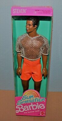 Vintage SUN SENSATION KEN BARBIE AA Doll Swim Trunks Mesh Vintage SUN SENSATION KEN BARBIE AA Doll Swim Trunks Mesh
