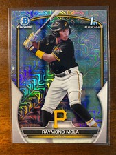 2023 Bowman Chrome Raymond Mola #BCP-198 1st Mojo Refractor Pittsburgh Pirates