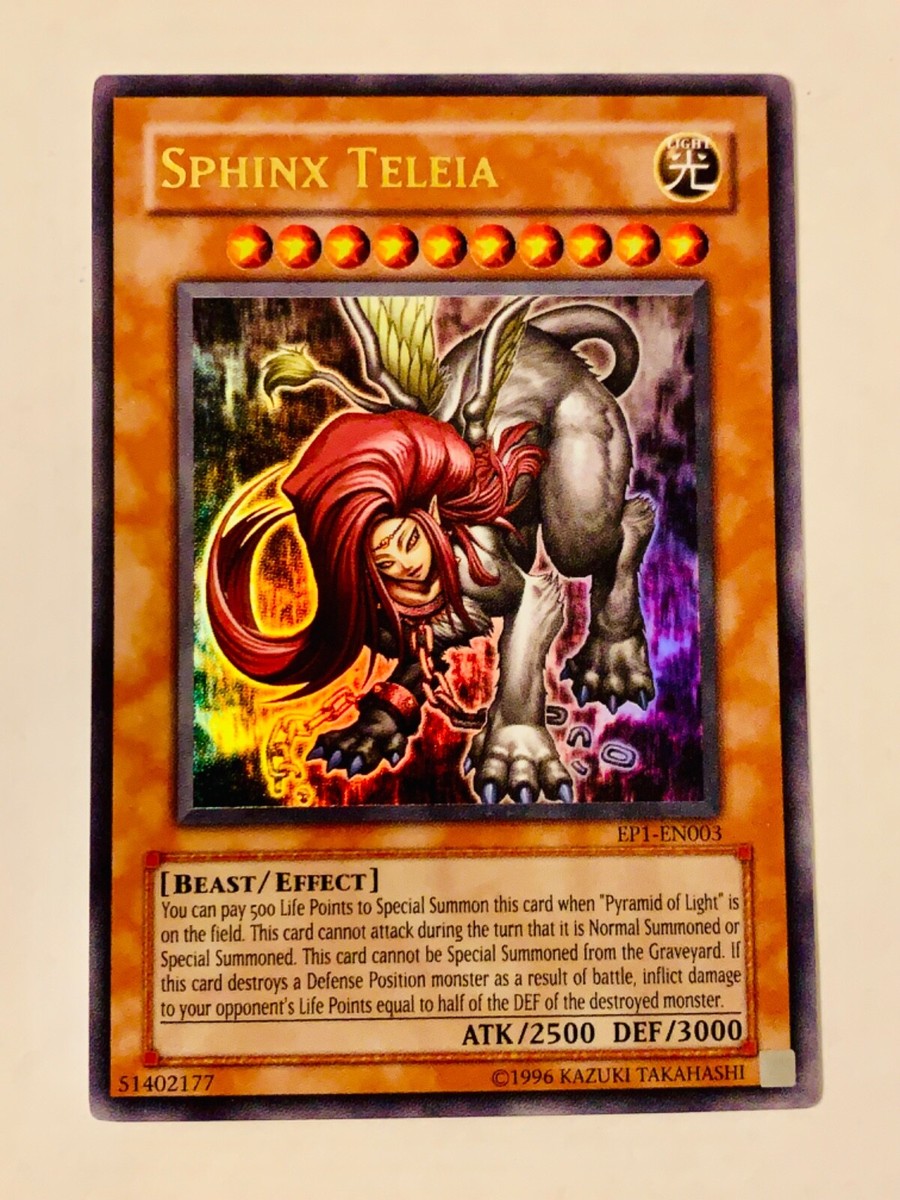 Yugioh TCG Sphinx Telia EPI-EN003 Ultra Rare Lightly Played | eBay