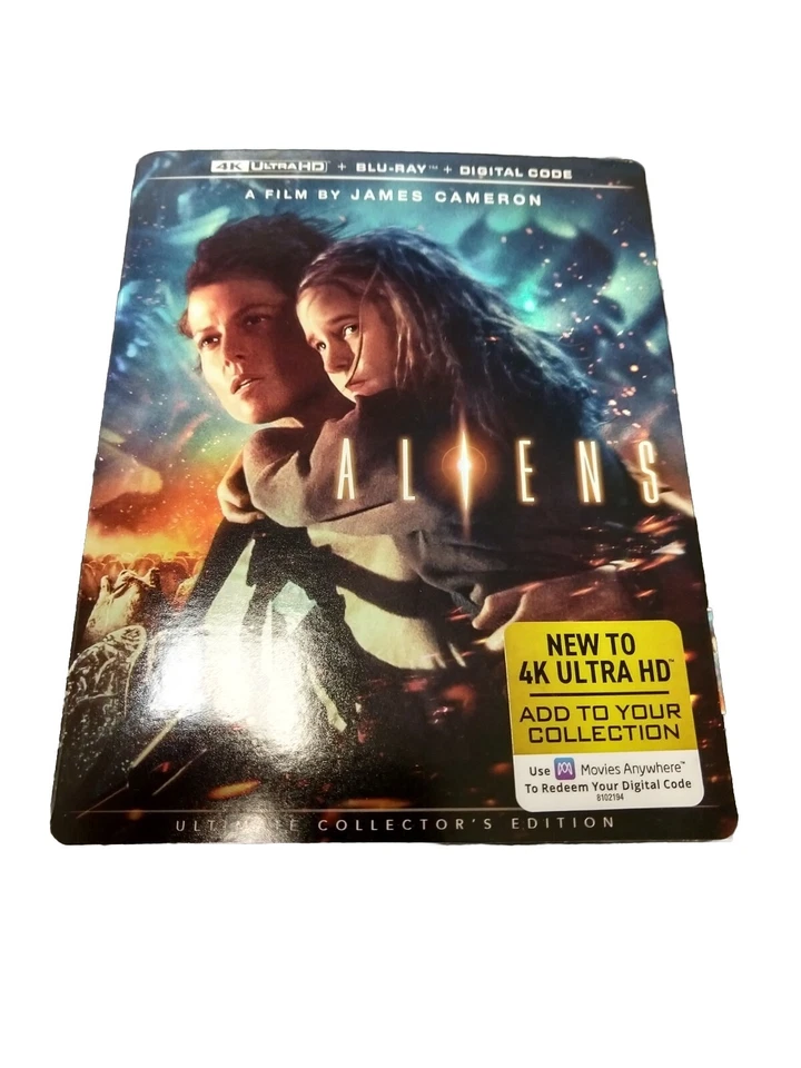 Aliens (4K UHD + Blu-ray + Digital W/Slipcover) Ultimate Collectors Edition NEW! - Image 2 of 3