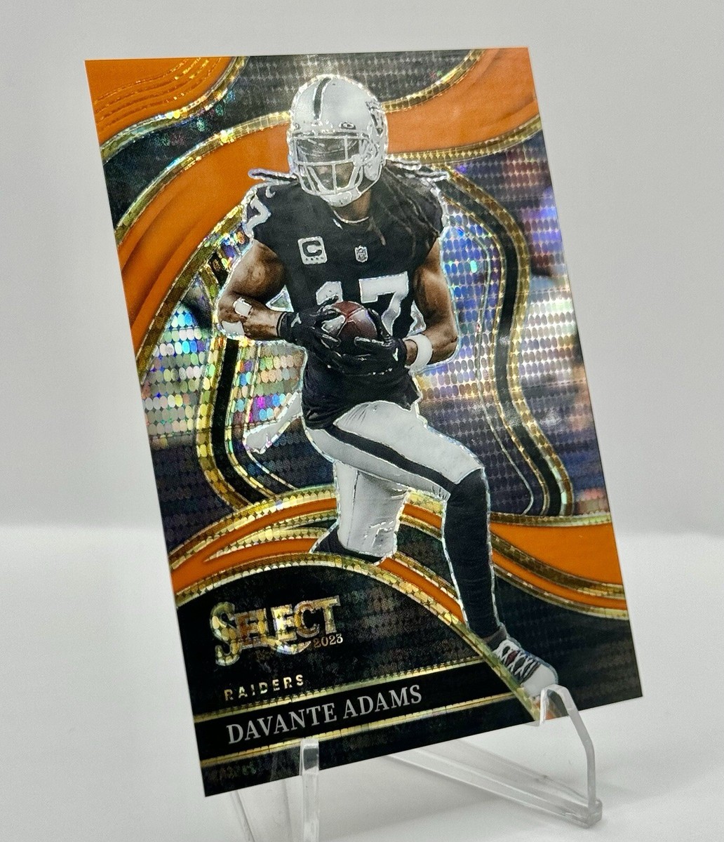 2023 Panini Select DAVANTE ADAMS Orange Pulsar Prizm FOTL Raiders