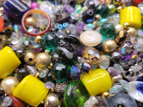 RIESIGES Set Perlen Keramik Kristall Metall Glas Kunststoff Handwerk Schmuck GROSSPACKUNG 2,14 PFUND - Bild 7 von 20