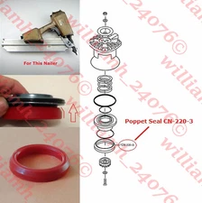 Duo-Fast Part CN-220-3 Poppet Seal  for CN-350 CN325