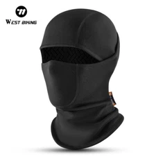 WEST BIKING Winter Warm Fleece Balaclava Hat Face Mask Ski Cycling Headgear Cap