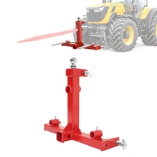 3 Point Hitch Adapter 2" Receiver Trailer Drawbar Gooseneck Ball For Tractors