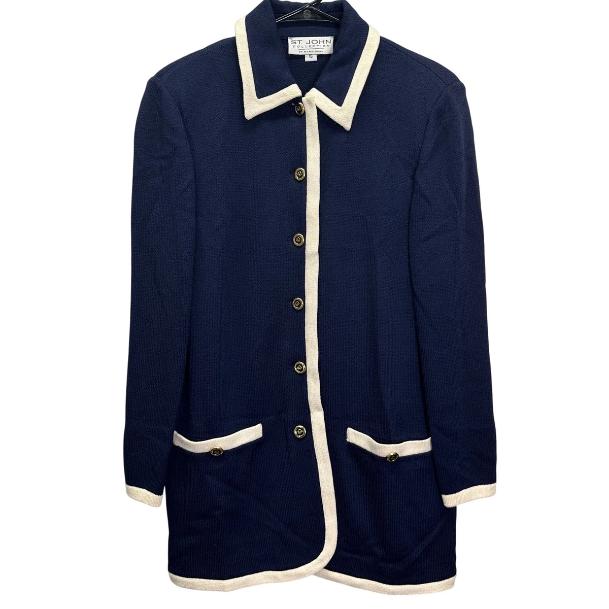 St John Knits Marie Gray In Women's Coats & Jackets for sale | eBay