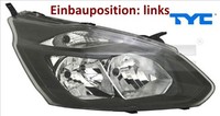 Tyc 20-14834-05-2 Hauptscheinwerfer Links Scheinwerfer Frontscheinwerfer