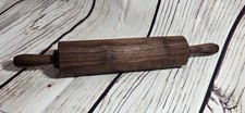 Artisan Hand Turned Handmade Walnut Wood Rolling Pin - Full length 15"