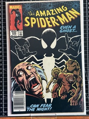 Amazing Spider-man # 255 Newstand 1st Black Fox Marvel Comics 1984