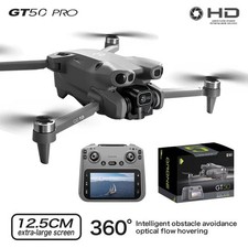 GT50 Brushless Drone 8K Dual Camera 4.3" Screen Obstacle Avoidance RC Quadcopter