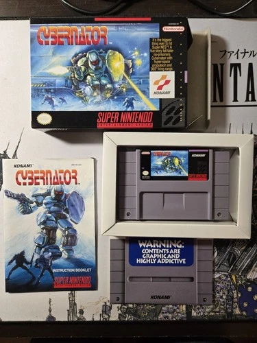 New ListingCybernator SNES Super Nintendo CIB Complete Very Good Condition