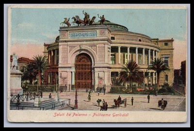 Ansichtskarte Palermo / Politeama Garibaldi - Italien