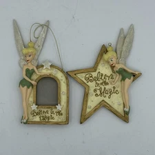 Disney Tinker Bell "Believe in the Magic" Christmas Ornaments - Set of 2