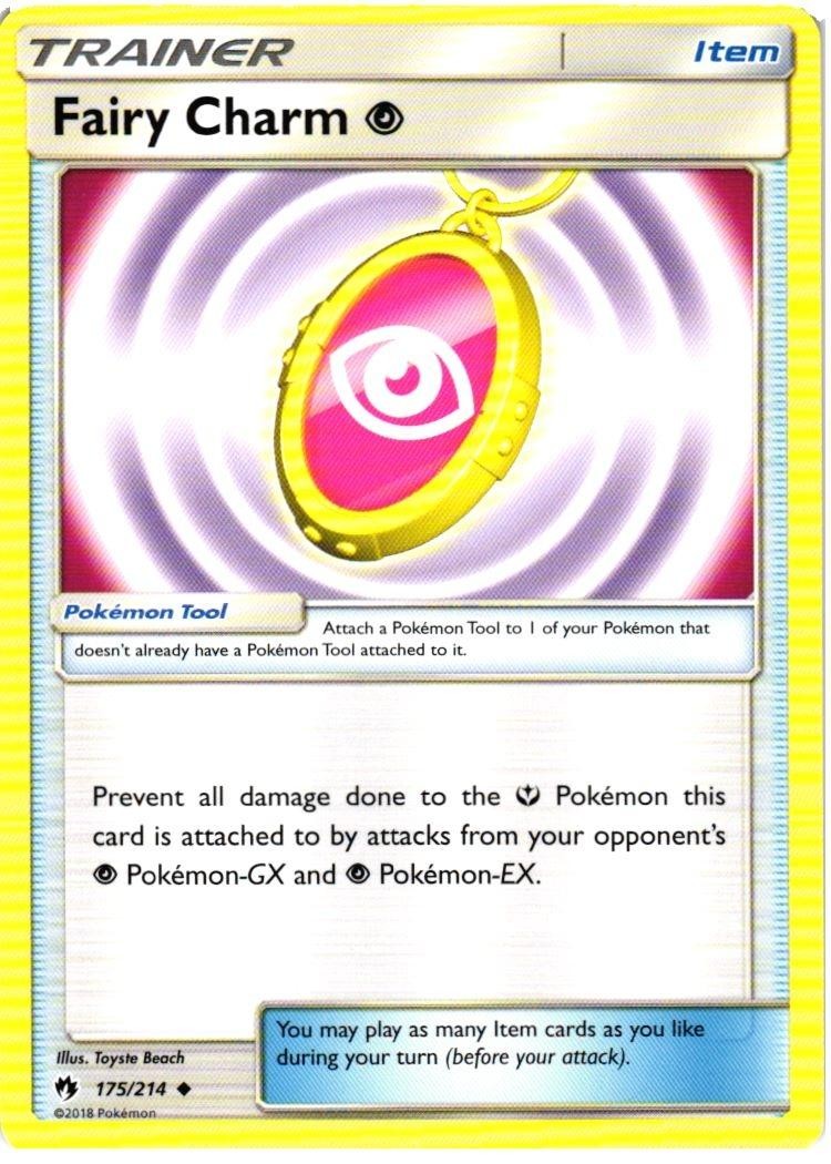Fairy Charm Psychic 175/214 Uncommon Lost Thunder Pokemon Near Mint