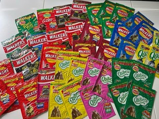 star wars 1997 walkers crisp packets riesiger Restposten Vintage
