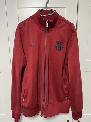 Nike FC Barcelona Trainingsjacke Rot mit Reißverschluss-Taschen