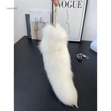 Oversized Fox Tail Keychain   Fluffy Plush Tail Cosplay Prop  Fashion Accessory
