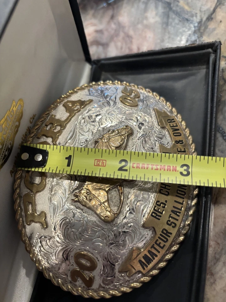 Пряжка для ремня Silverado PCQHA Jeweled 2006 Futurity Champion Open Lunge Line - Изображение 3 из 4