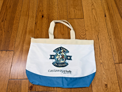 Disney Cruise Line Castaway Club It's Time to Cruise Tote Bag | eBay