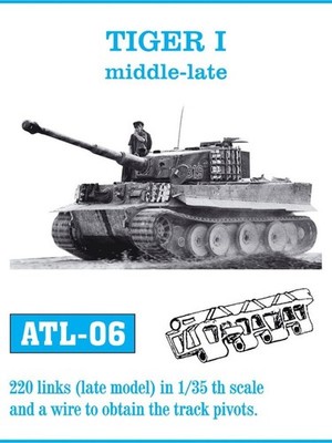 Tiger I middle-late - Friul Ketten / 1:35 - ATL-006