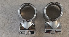 1955-56 Ford Thunderbird Pair Of Bumper Guards Rechromed