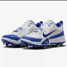 Nike Force Zoom Trout 9 Metal Baseball Cleats Blue FB2907-101 Men's Size 8