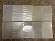VHS Video Tape Storage Cases x10 - Clear Plastic