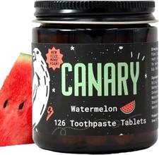 Canary Nano Hydroxyapatite Toothpaste Tablets Watermelon- Remineralizing, Fluori