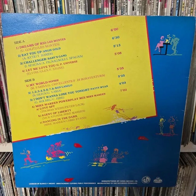 Disco City 80s Disco LP Vinyl Record Album