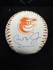 Cal Ripken Jr. Orioles Signed Baseball with Iron Man Inscription - Fanatics