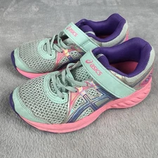 ASICS Kid's Jolt 2 Pre-School Shoes K13 Teal Pink Purple