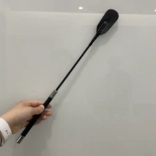 45cm Faux Leather Queen Whip Spanking Flogger Horse Riding Crop Cosplay Paddle 