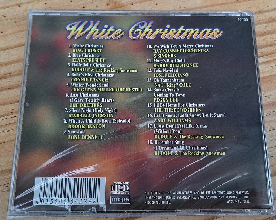 White Christmas ★ Connie Francis✴Peggy Lee✴Elvis Presley✴Bing Crosby (CD ◉ NEU) - Bild 4 von 4